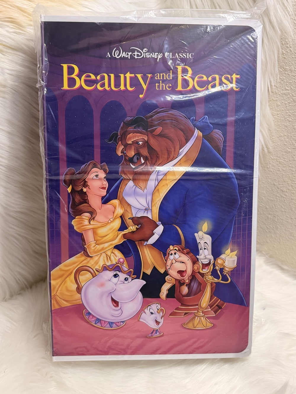 Disney Beauty and the Beast VHS Throw
